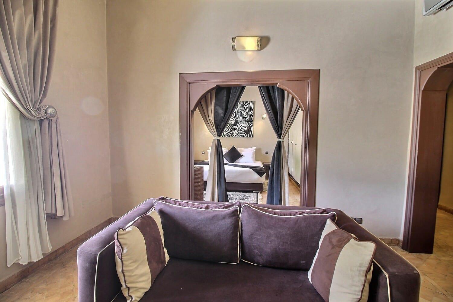 The private salon of a suite